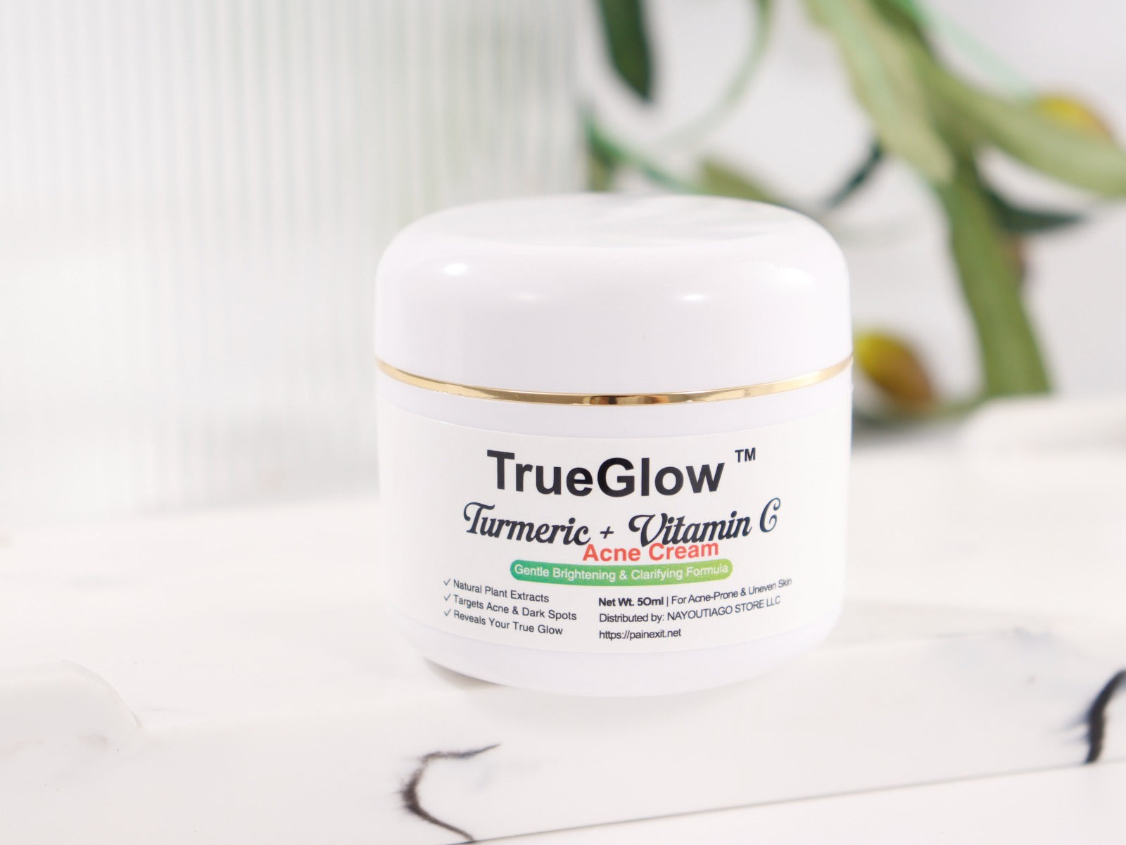 Trueglow  acne cream-Tumeri +vitamine c